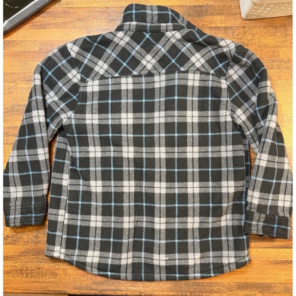 Freedom Foundry Sherpa lined flannel shirt boys sz 7/8 - Picture 2 of 5